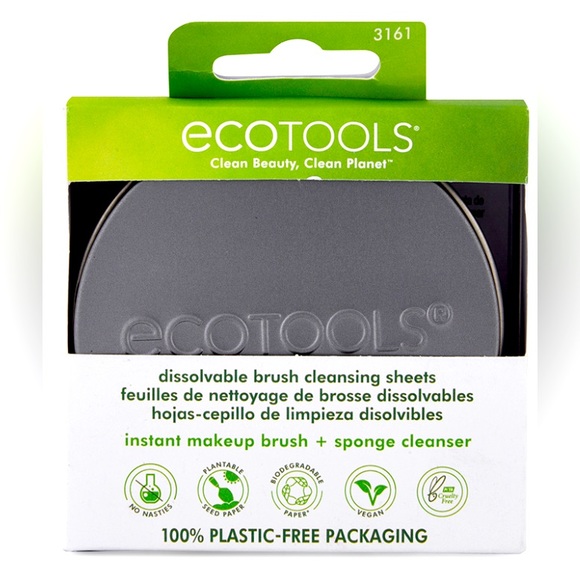 Eco Tools Makeup Ecotools Makeup Brush Cleaner Dissolving Sheets 3
